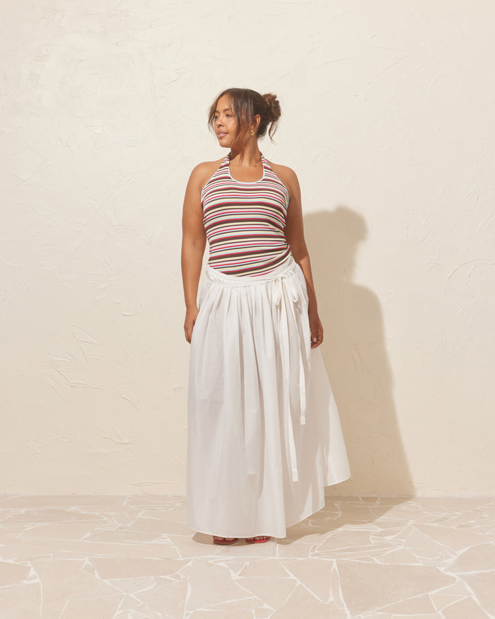 BALLERINA MAXI SKIRT WHITE
