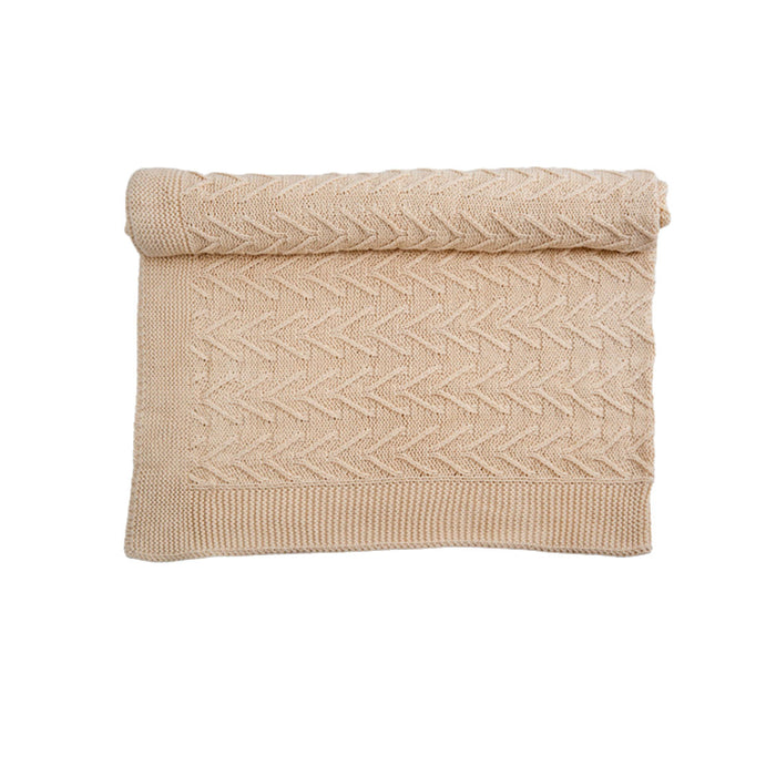 Cotton | Bed Throw | Ivory