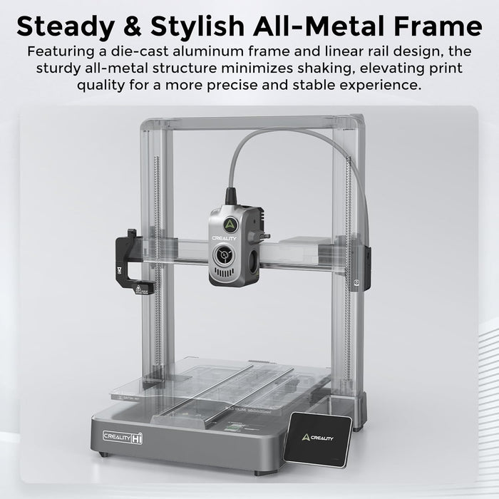 Creality HI 3D Printer, 500mm/s Hyper-Speed, Auto RFID Filament Detection, All-Metal Frame, – Image 6 | DroneNerds