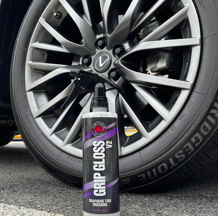 Limitless Car Care Grip Gloss V2 Graphene Tire Dressing No Sling - Detailing Connect