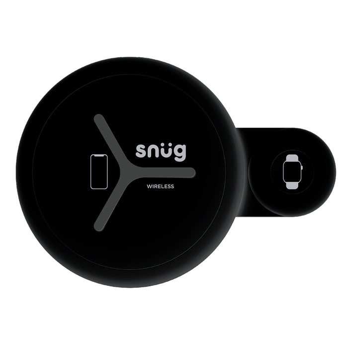 Snug Dual Wireless Charger 15W - Black (SNWI-DUALPAD)
