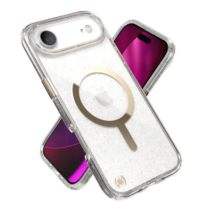 Speck Presidio Lux MagSafe Case - Apple iPhone Air - Gold Glitter (SPK150969-9221)