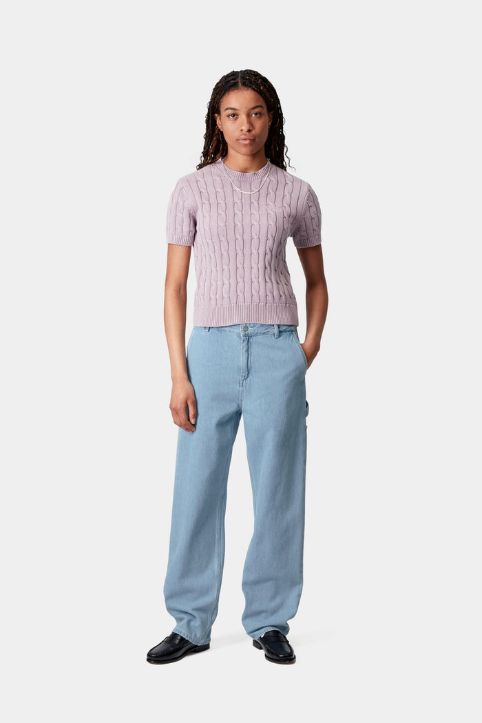 W' Pierce Pant Straight - Blue Stone Bleached