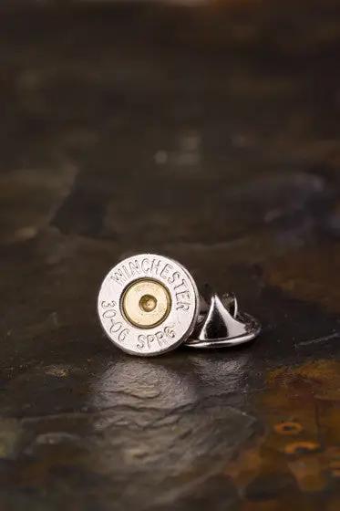 30-06 Bullet Tie Tac Hat Pin, Bullet Tie Tack