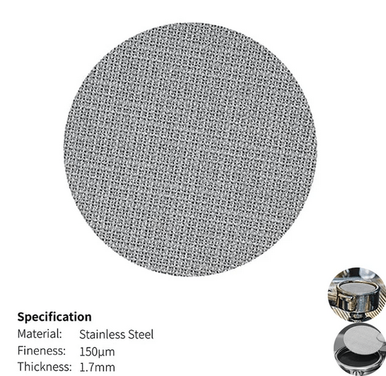 58mm Espresso Puck Screen Stainless Steel Puck Screen 1.7mm Thickness Coffee Reusable - Coffeesection