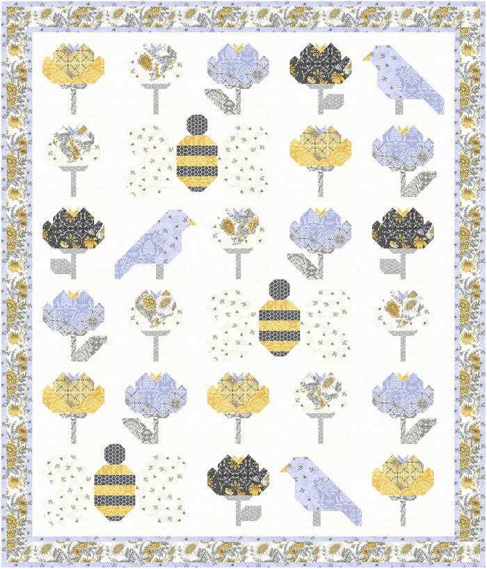 All Day in the Garden Downloadable PDF Quilt Pattern