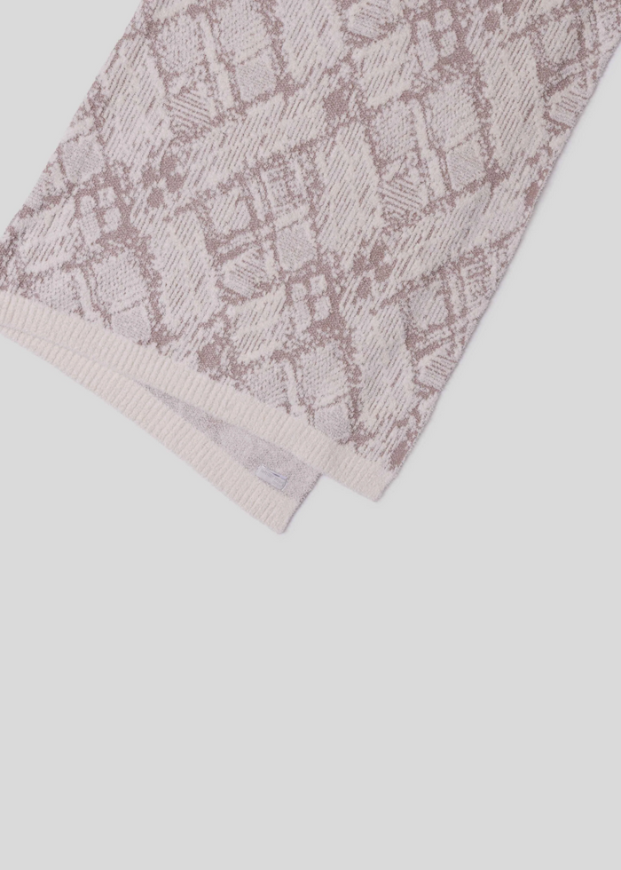 Barefoot Dreams CozyChic Cotton Graphic Texture Throw