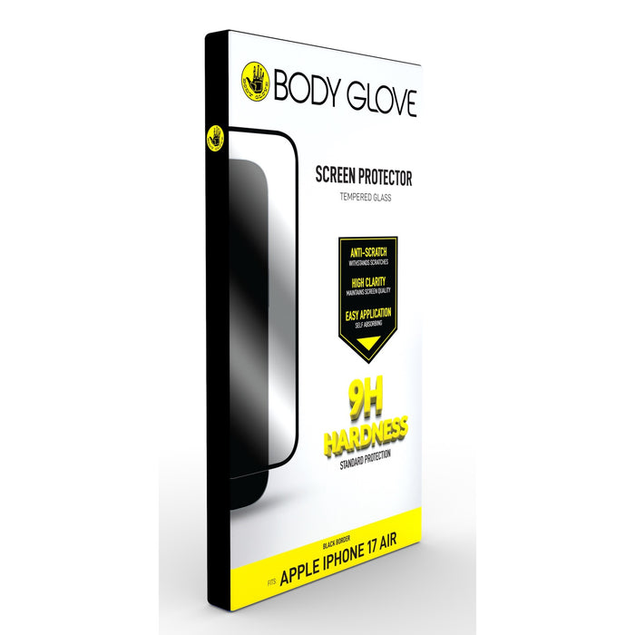 Body Glove Tempered Glass Screen Protector - Apple iPhone Air - Black (BGSGFGTG-I17AB)