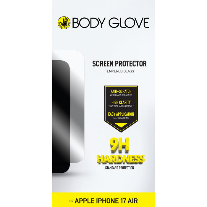 Body Glove Tempered Glass Screen Protector - Apple iPhone Air - Clear (BGSGFGTG-I17A)