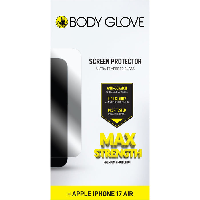 Body Glove Ultra Tempered Glass Screen Protector - Apple iPhone Air - Clear (BGSGUL-I17A)