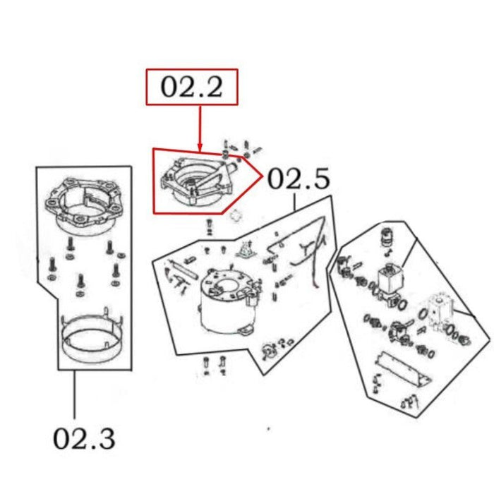 Breville Sage OEM Group Shower Head Water Dispenser SP0020016 Barista Express - Coffeesection