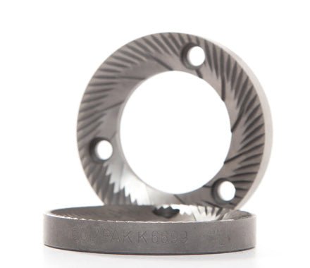 Compak E6 Original Flat Grinding Burrs RH ø 63.5 mm K6499C Made in Italy - Coffeesection