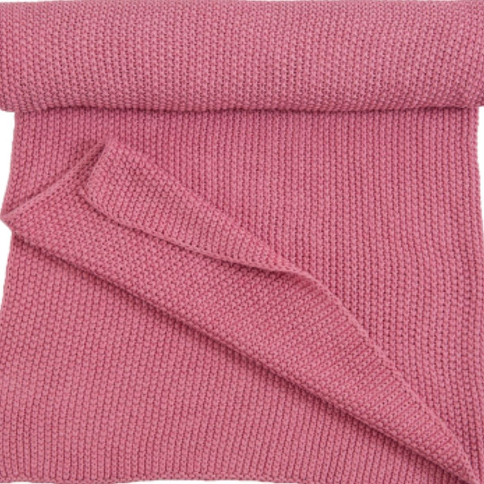 Cotton | Bed Throw | Pink