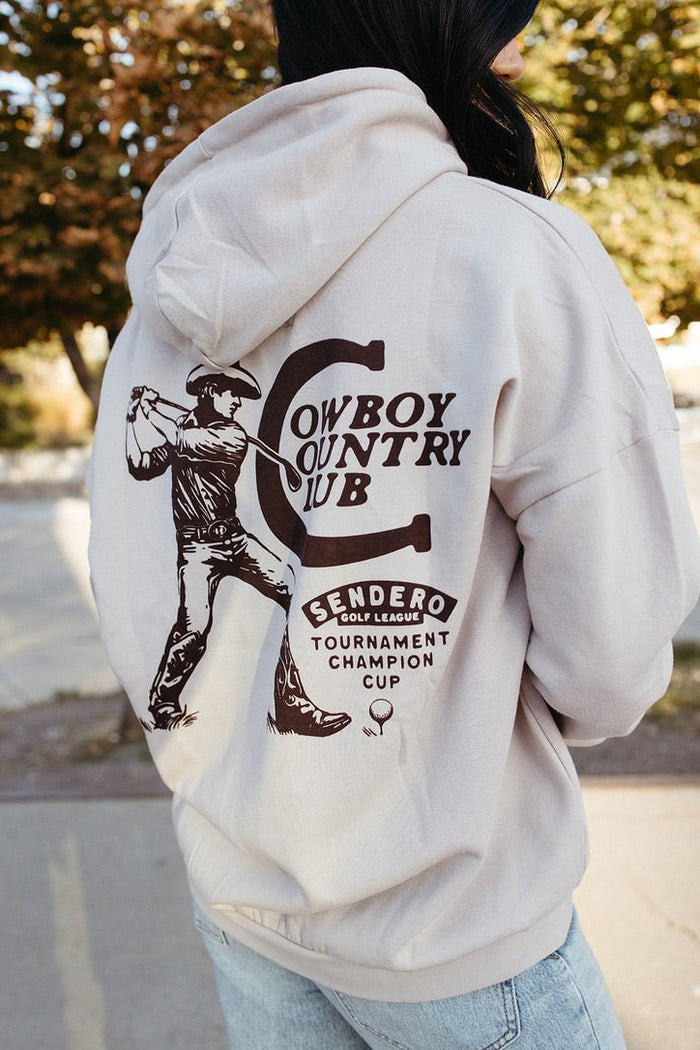 Cowboy Country Club Hoodie - FINAL SALE