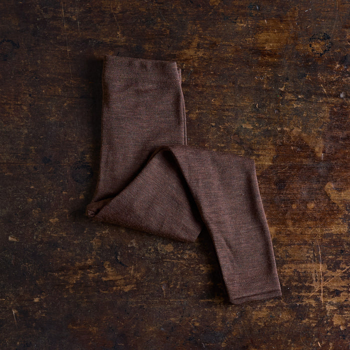 Finch Baby & Kids Leggings - Merino Wool & Silk - Cacao