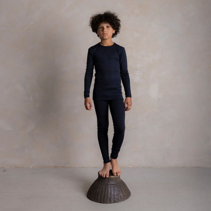 Finch Baby & Kids Leggings - Merino Wool & Silk - Cosmos