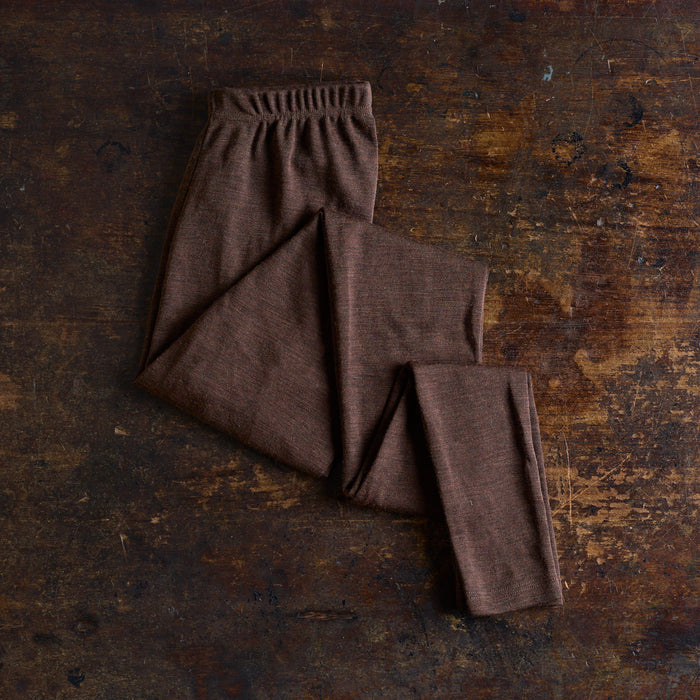 Finch Women's Leggings - Merino Wool & Silk - Cacao