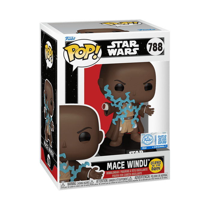 Funko Pop!: Star Wars - Mace Windu (Glows In The Dark )(Special Edition) (FN-POP-00087252)