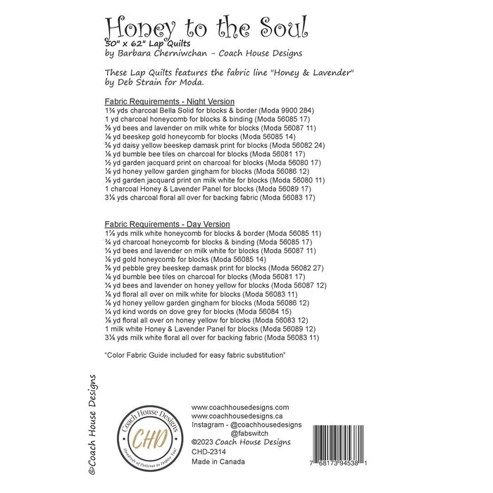Honey to My Soul Downloadable PDF Quilt Pattern