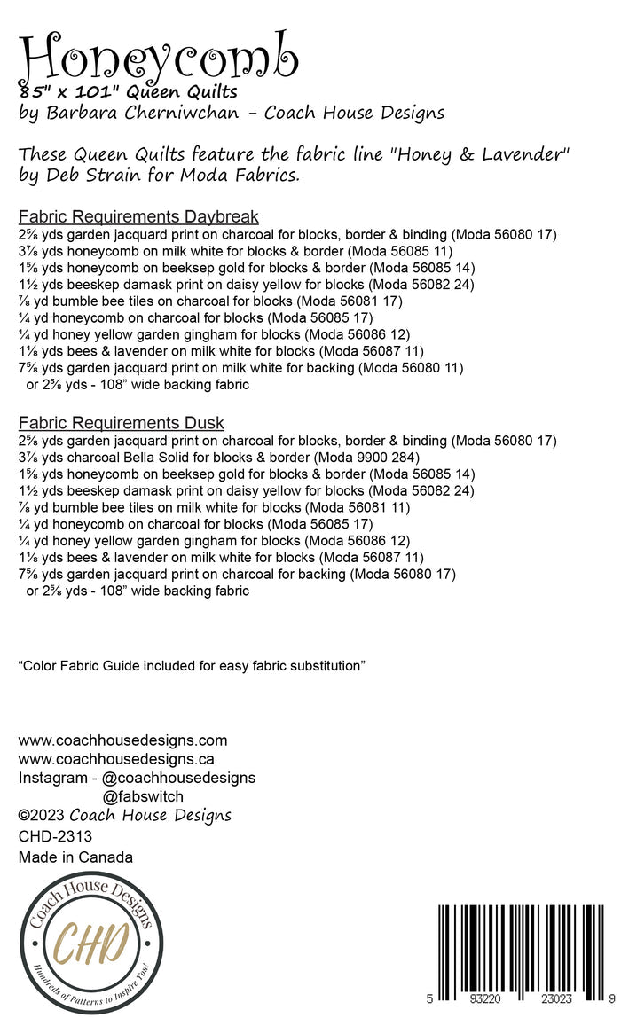 Honeycomb Quilt Pattern