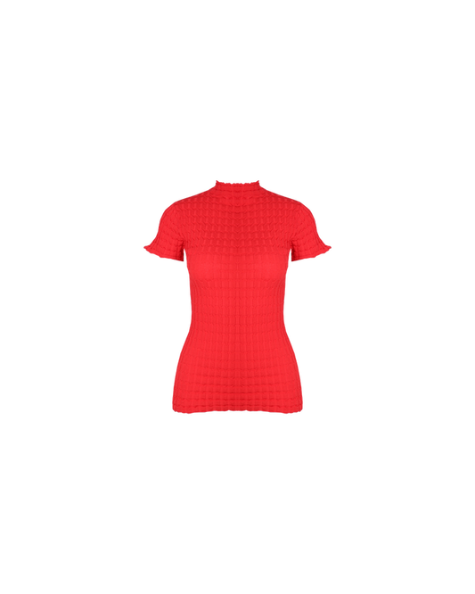 HONEYCOMB T-SHIRT RED
