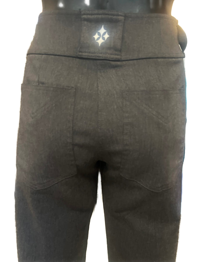 Jofit Women's Charcoal Gray Slimmer Ankle Golf Pant Size M (Run big). MSP$110