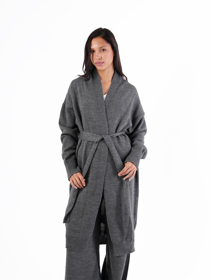 KNIT LONG CARDIGAN