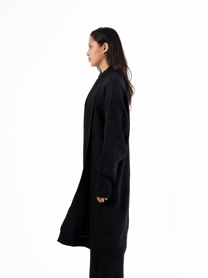 KNIT LONG CARDIGAN