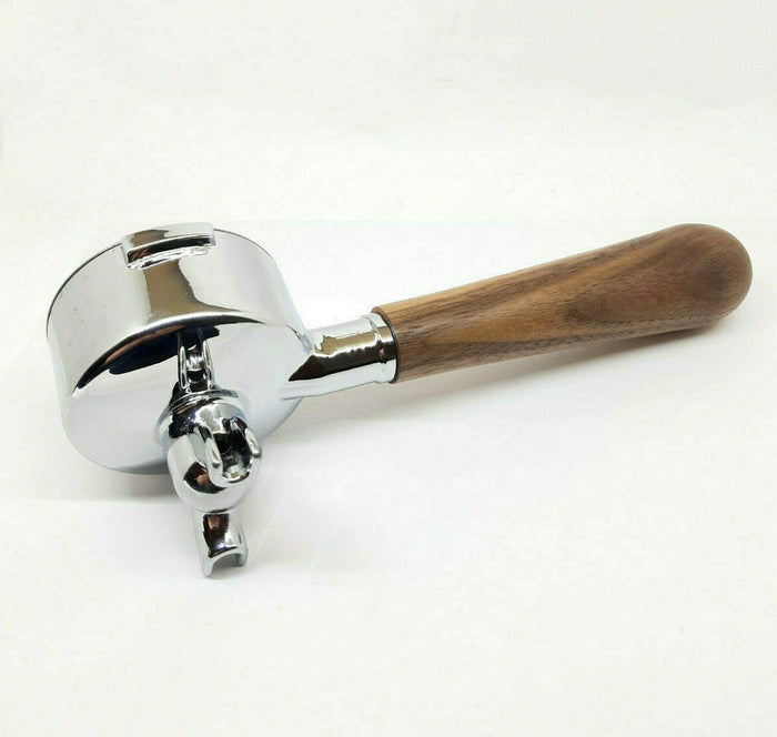 La Pavoni Domus 57mm Walnut Standard Portafilter 14gr Espresso Machine set, kit - Coffeesection