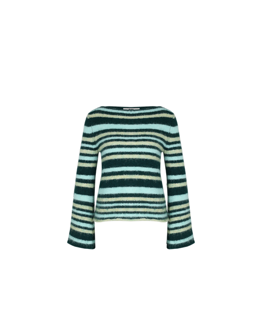 MILO SWEATER FOREST STRIPE