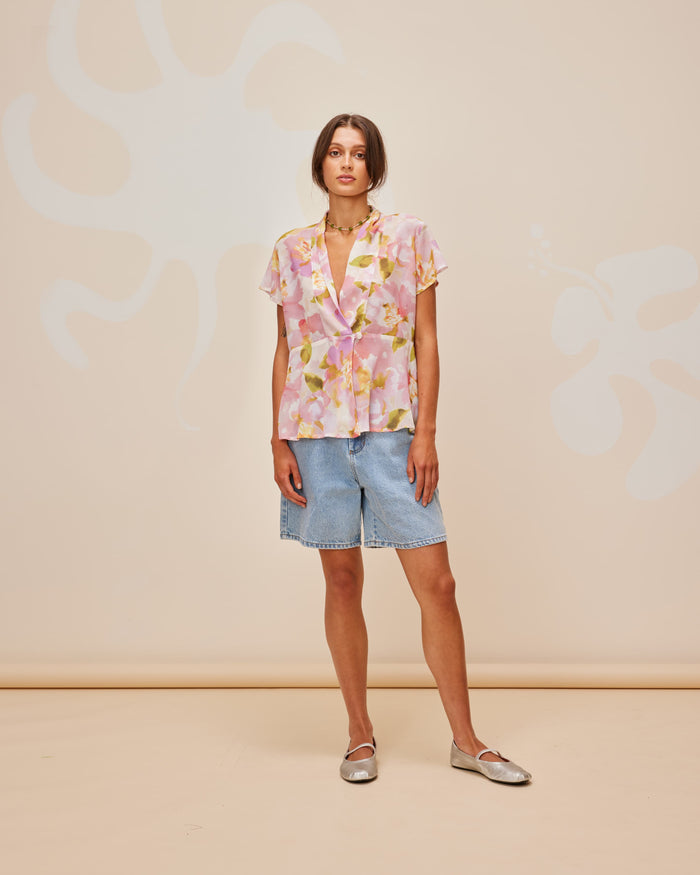 MORGAN BLOUSE BALLET FLORAL