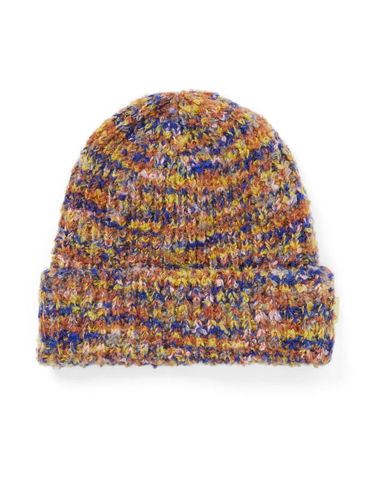 Multicolor Boucle Beanie