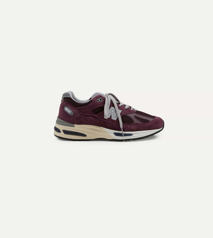 New Balance Catawba Grape Made in UK 991v2 Trainers