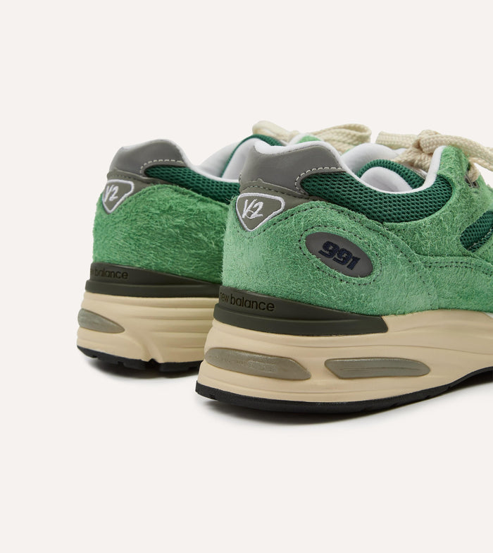 New Balance Green 'Grounded Pastels' Made in UK 991v2 Trainers