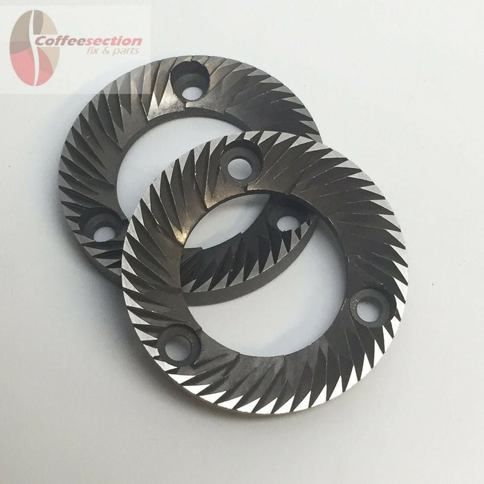 Obel Brasilia BFD Pavoni Jolly 50mm Coffee Grinder Blades Burrs Teeth 50/30/8mm - Coffeesection