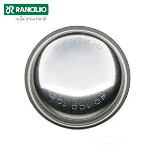 Rancilio OEM Stainless Blind Disk Filter Backflush Portafilter Insert Basket - Coffeesection