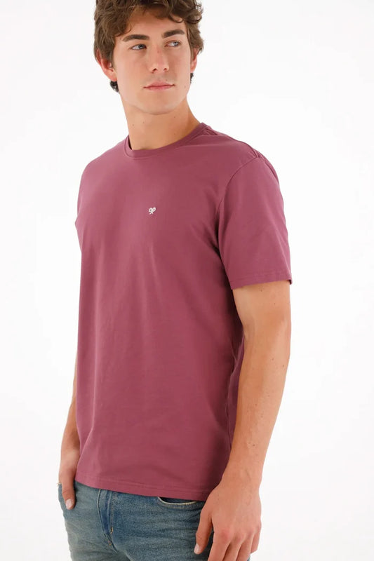 Red Antipilling T-Shirt for Men