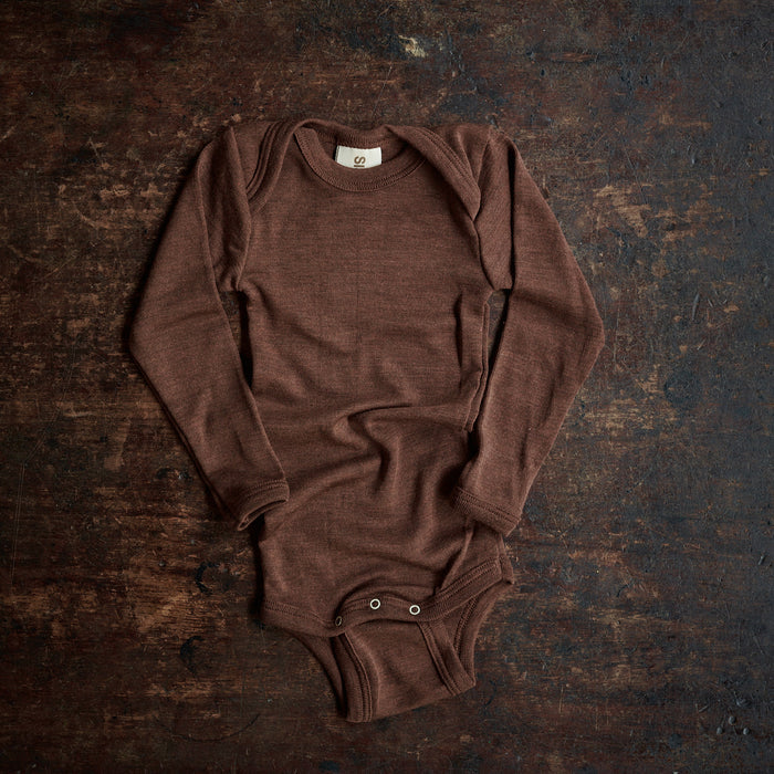 Robin Baby & Kids Body - Merino Wool & Silk - Squirrel
