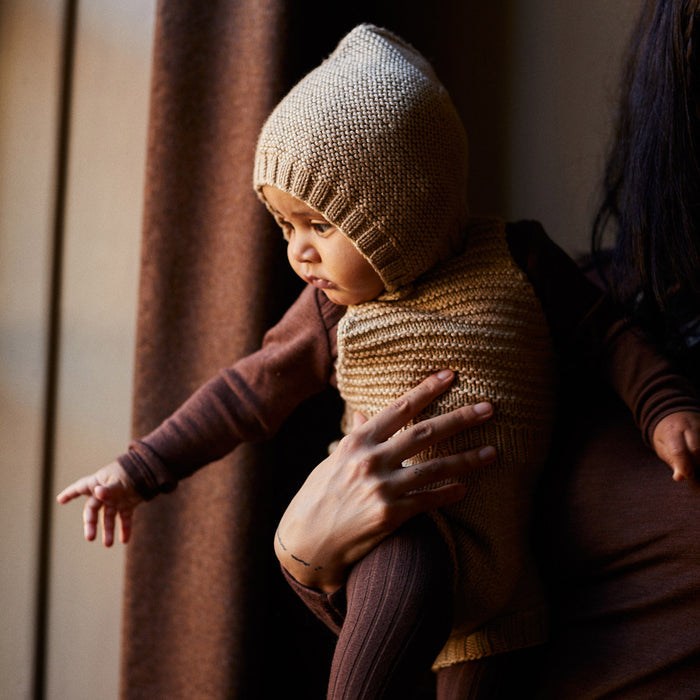 Robin Baby & Kids Body - Merino Wool & Silk - Squirrel