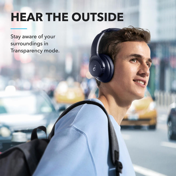 soundcore Q20i Hybrid Active Noise Cancelling Headphones - Blue (A3004H32)