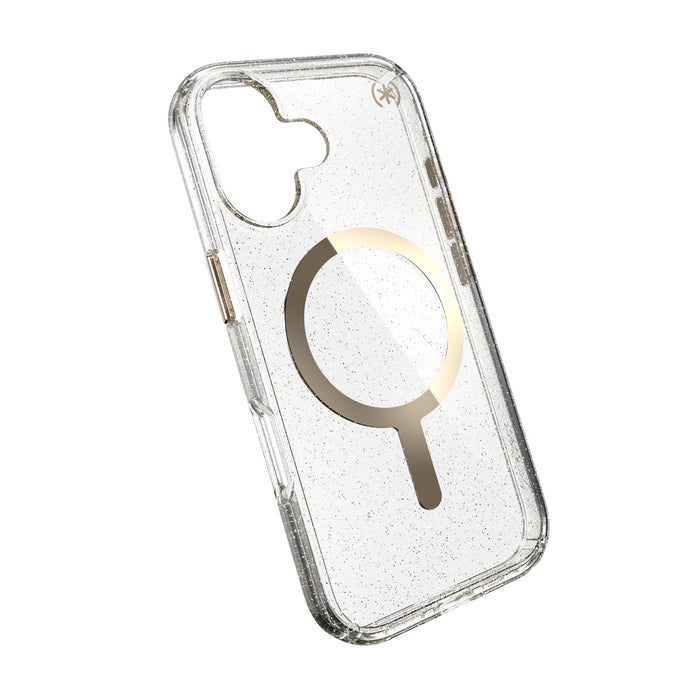 Speck Presidio Lux MagSafe Case - Apple iPhone 17 - Gold Glitter (SPK150960-9221)