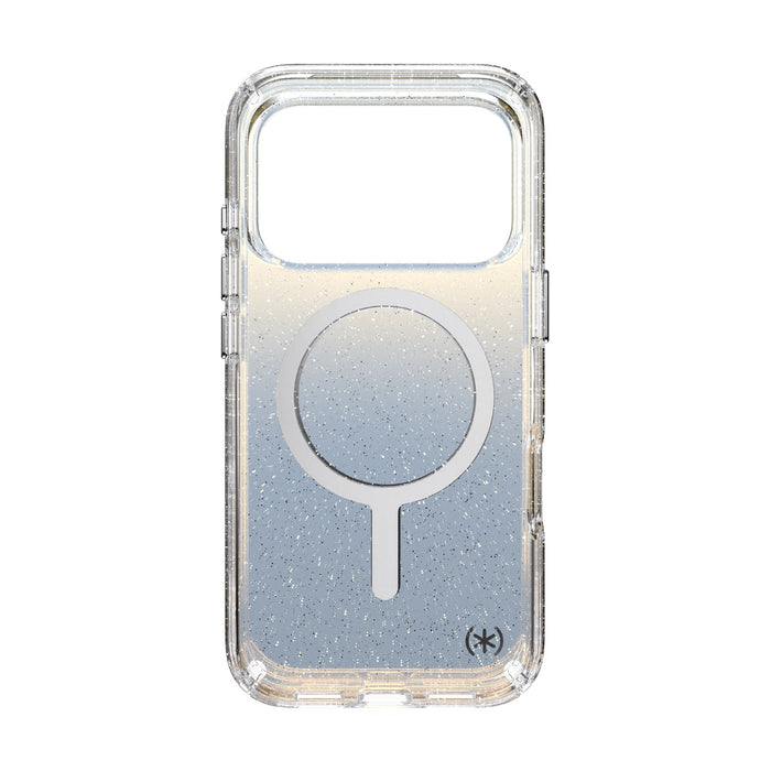 Speck Presidio Lux MagSafe Case - Apple iPhone 17 Pro - Silver Glitter (SPK151022-3274)
