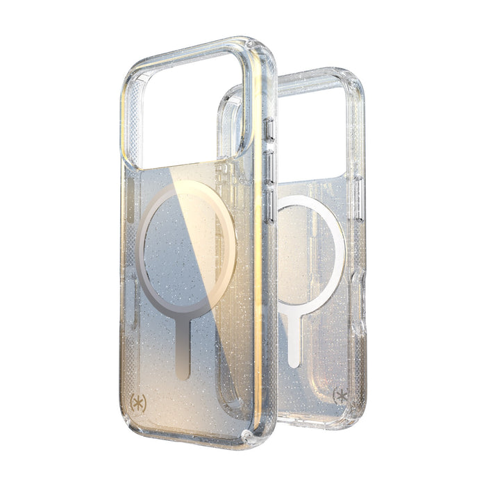 Speck Presidio Lux MagSafe Case - Apple iPhone 17 Pro - Silver Glitter (SPK151022-3274)