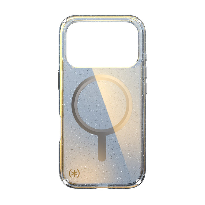 Speck Presidio Lux MagSafe Case - Apple iPhone 17 Pro - Silver Glitter (SPK151022-3274)