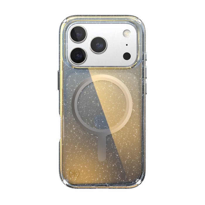Speck Presidio Lux MagSafe Case - Apple iPhone 17 Pro - Silver Glitter (SPK151022-3274)