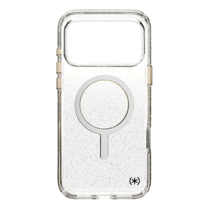 Speck Presidio Lux MagSafe Case - Apple iPhone 17 Pro Max - Gold Glitter (SPK150987-9221)