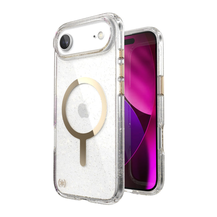 Speck Presidio Lux MagSafe Case - Apple iPhone Air - Gold Glitter (SPK150969-9221)