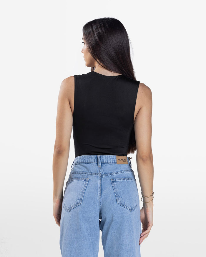 SQUARE NECK BODYSUIT BLACK 3