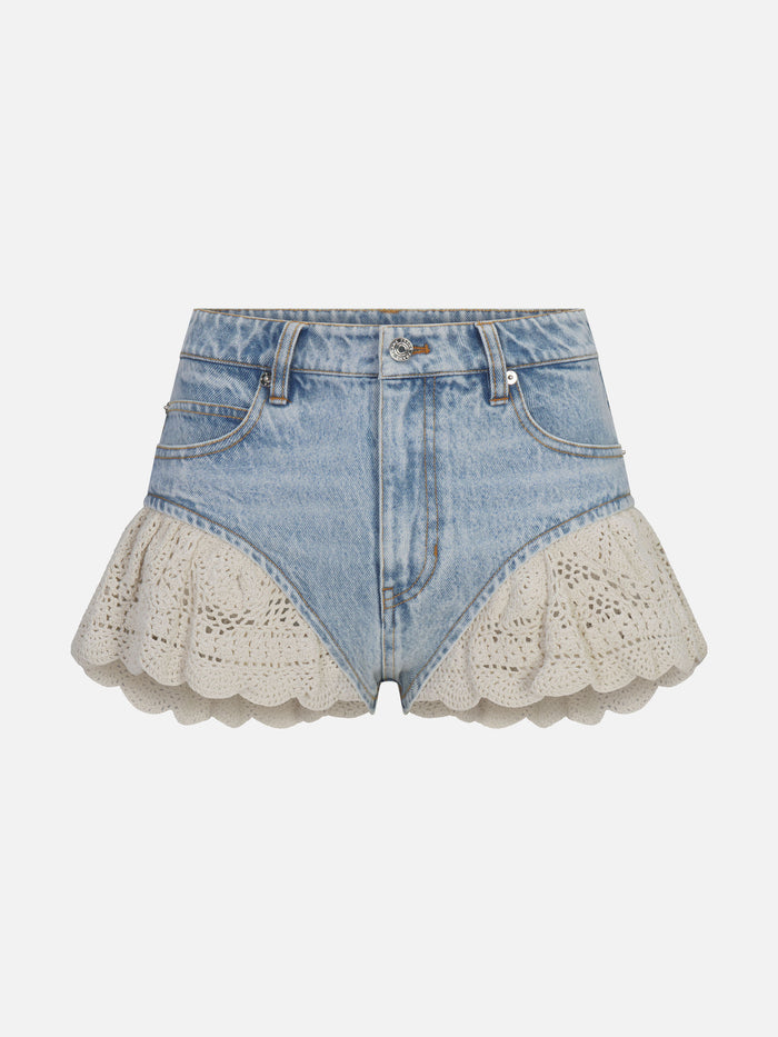 The Crochet Ruffle Short -- Outlaw