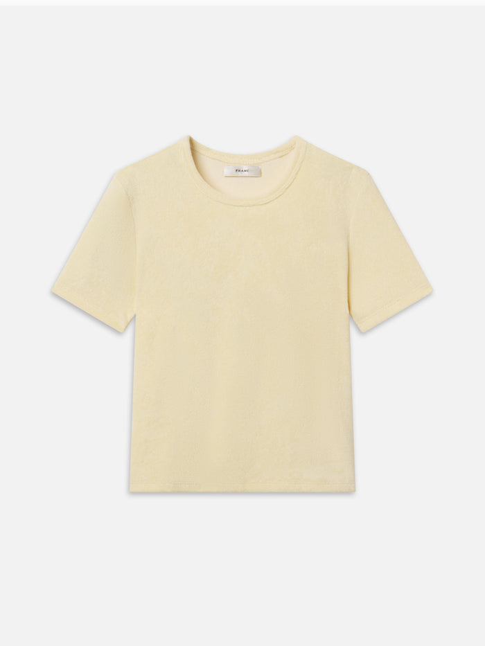 The Terry Baby Tee -- Lemon